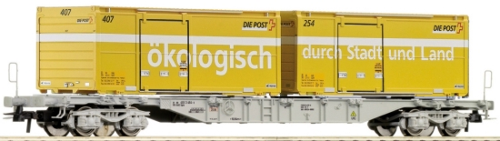 Container Carrier car Sgns AAE<br /><a href='images/pictures/Roco/66658.jpg' target='_blank'>Full size image</a>